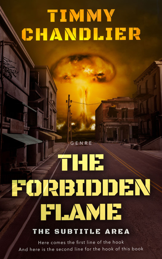 Front view of Coffee Bean #31754 - Premade Apocalyptica Book Cover