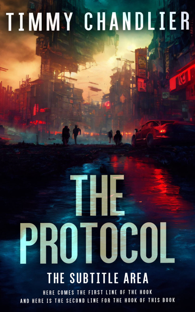 Front view of Indian Khaki #31769 - Premade Apocalyptica Book Cover