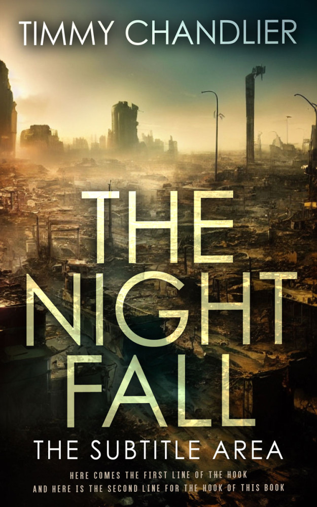 Front view of Straw #31773 - Premade Apocalyptica Book Cover