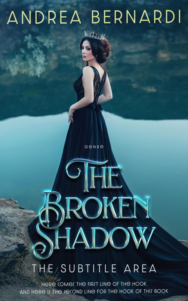 Front view of Big Stone #31824 - Premade Fantasy Book Cover