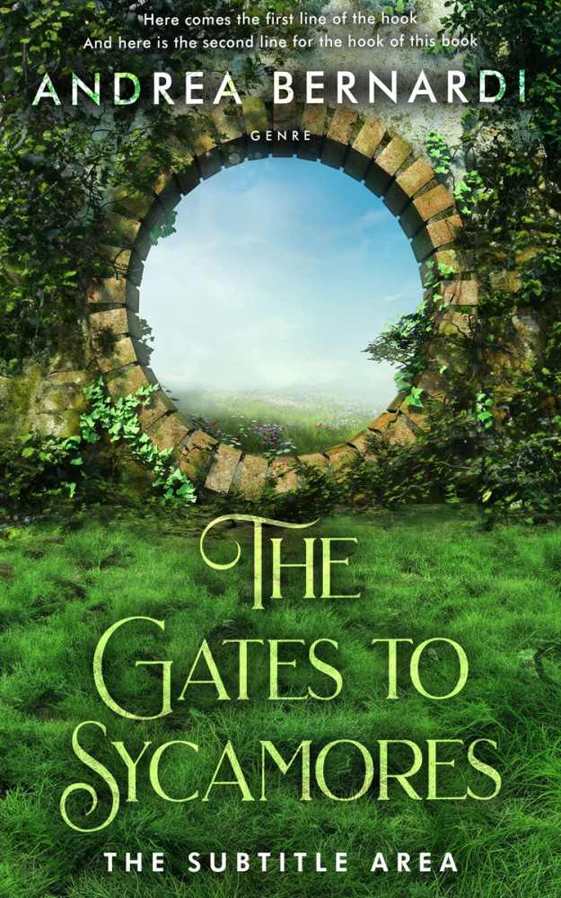 Front view of Mallard #31839 - Premade Fantasy Book Cover