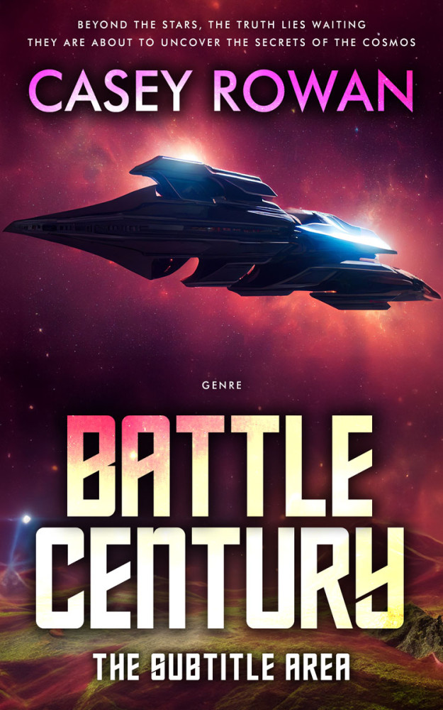 Front view of Tamarind #31844 - Premade Science Fiction Book Cover