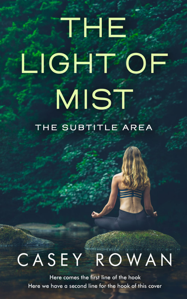 Front view of Gable Green #31936 - Premade Health & Mind & Body Book Cover