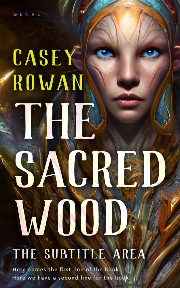 Front view of Oil #31963 - Premade Fantasy Book Cover