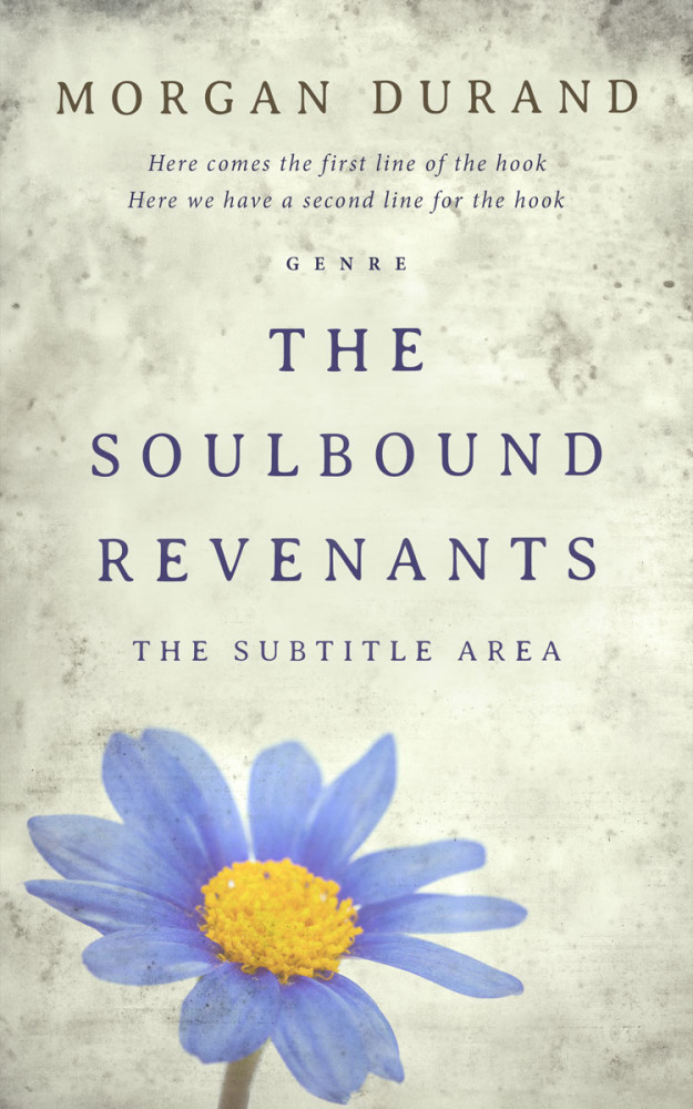 Front view of Periglacial Blue #32055 - Premade Poetry Book Cover