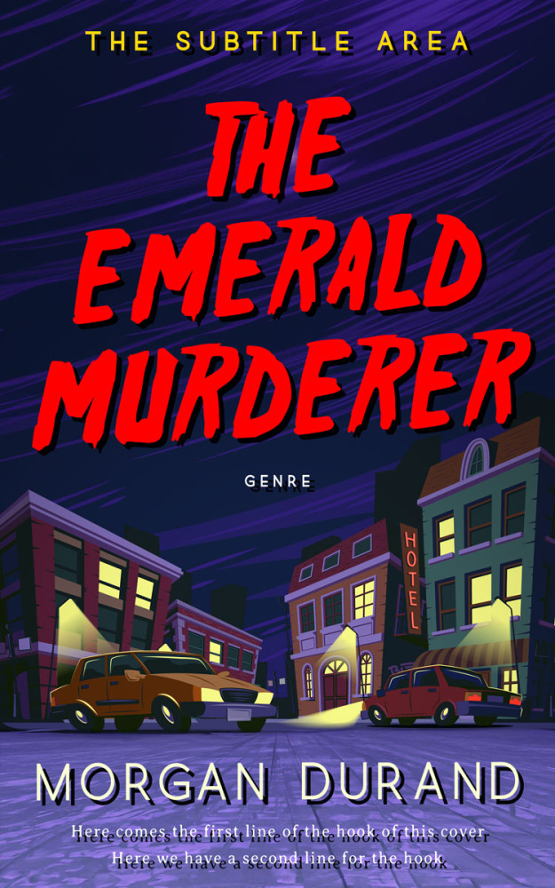 Front view of Mirage #32076 - Premade Mystery & Thriller & Suspense Book Cover