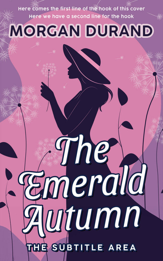 Front view of Viola #32090 - Premade Chick Lit Book Cover