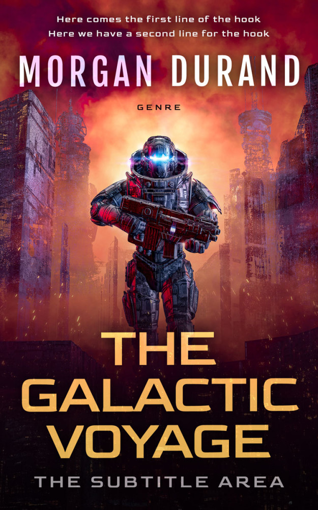 Front view of Tamarind #32177 - Premade Apocalyptica Book Cover