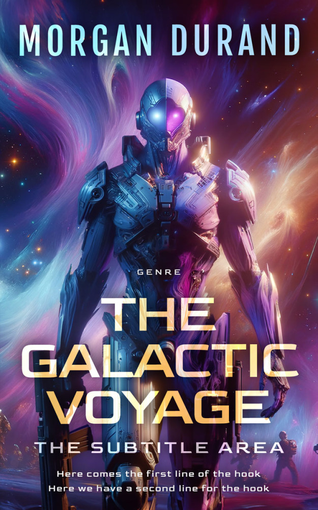 Front view of Martinique #32178 - Premade Science Fiction Book Cover