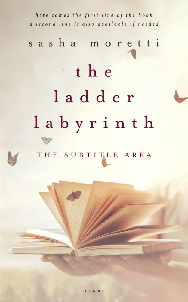 Front view of White Rock #32278 - Premade Poetry Book Cover