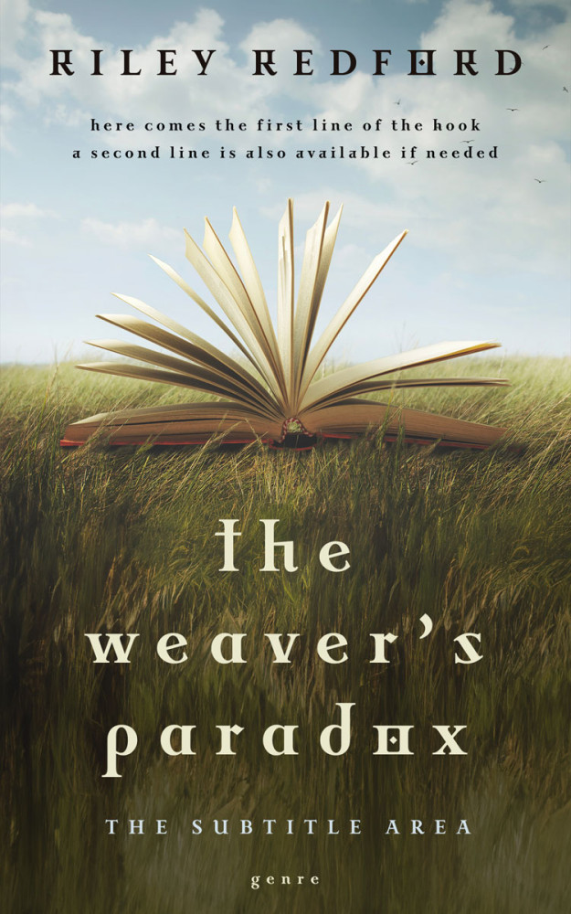 Front view of Tasman #32320 - Premade Poetry Book Cover