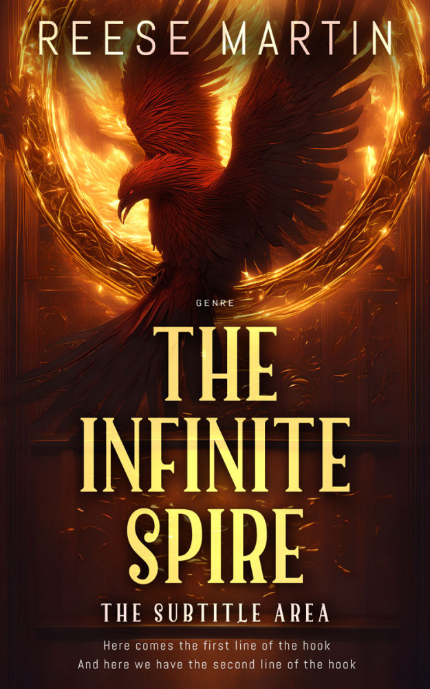 Front view of Paco #32342 - Premade Fantasy Book Cover