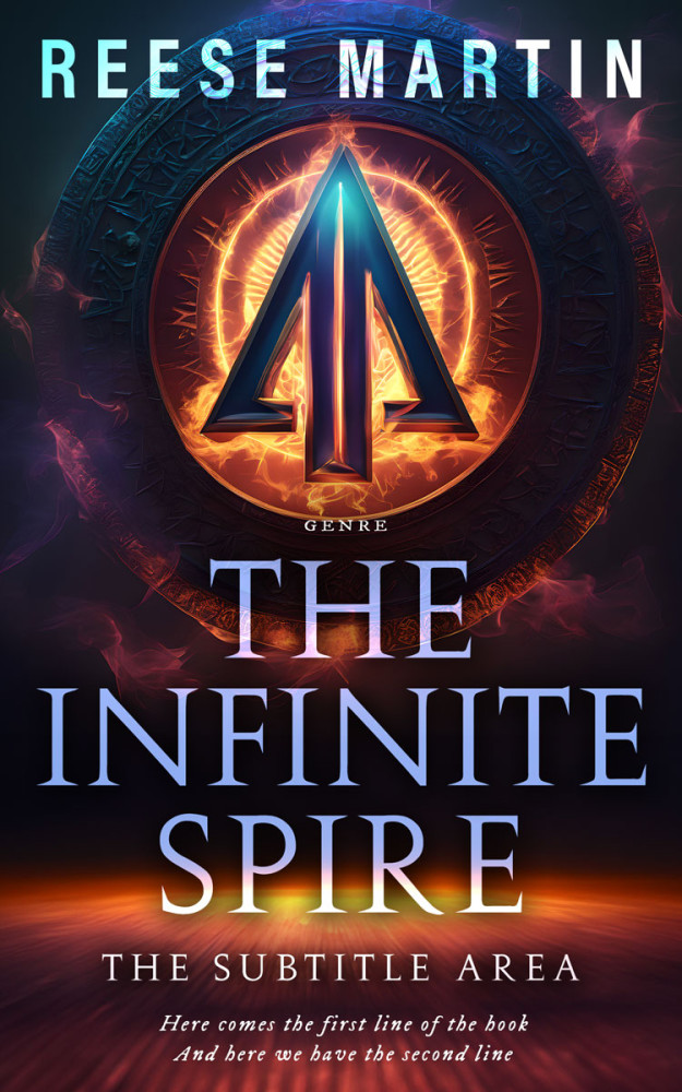 Front view of Bastille #32354 - Premade Fantasy Book Cover