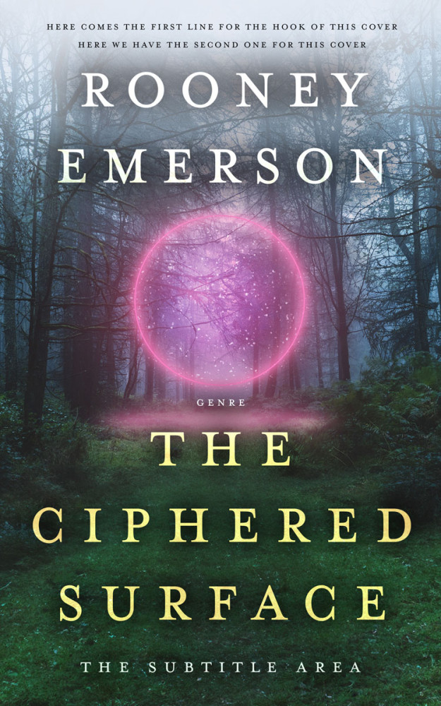 Front view of Outer Space #32375 - Premade Fantasy Book Cover