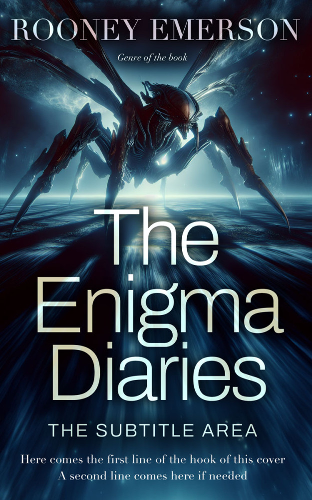 Front view of Big Stone #32383 - Premade Science Fiction Book Cover