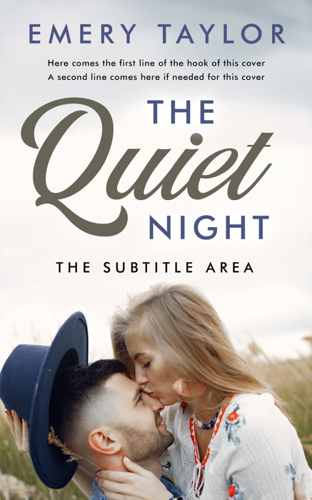 Front view of Cararra #32431 - Premade Romance Book Cover