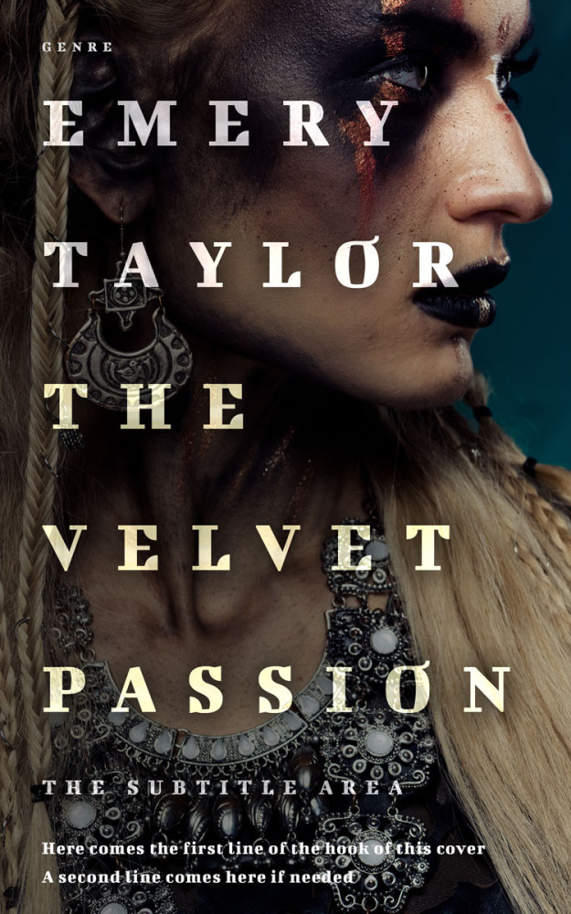 Front view of Zeus #32442 - Premade Fantasy Book Cover