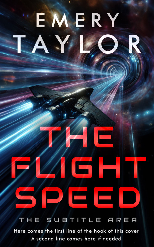 Front view of Sunglo #32476 - Premade Science Fiction Book Cover