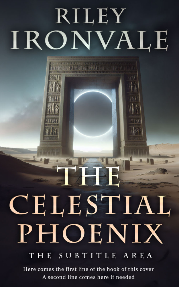 Front view of Shark #32506 - Premade Fantasy Book Cover