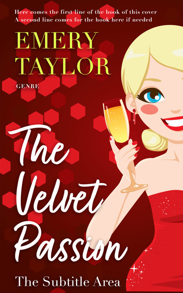 Front view of Apricot #32524 - Premade Romance Book Cover