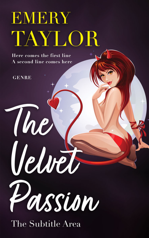 Front view of Cameo #32529 - Premade Fantasy Book Cover