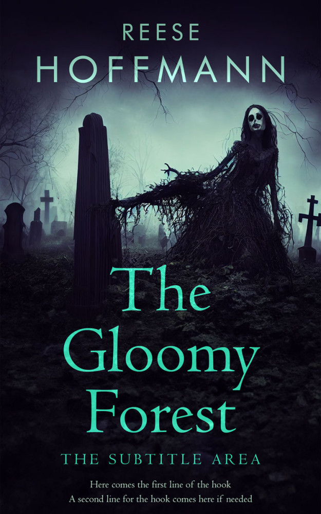 Front view of Gulf Stream #32555 - Premade Horror Book Cover