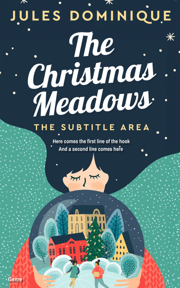 Front view of Blue Dianne #32664 - Premade Fantasy Book Cover