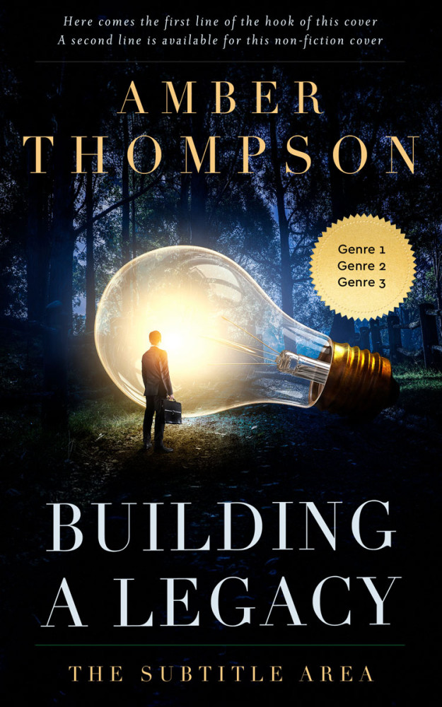 Front view of Akaroa #32877 - Premade Business Book Cover