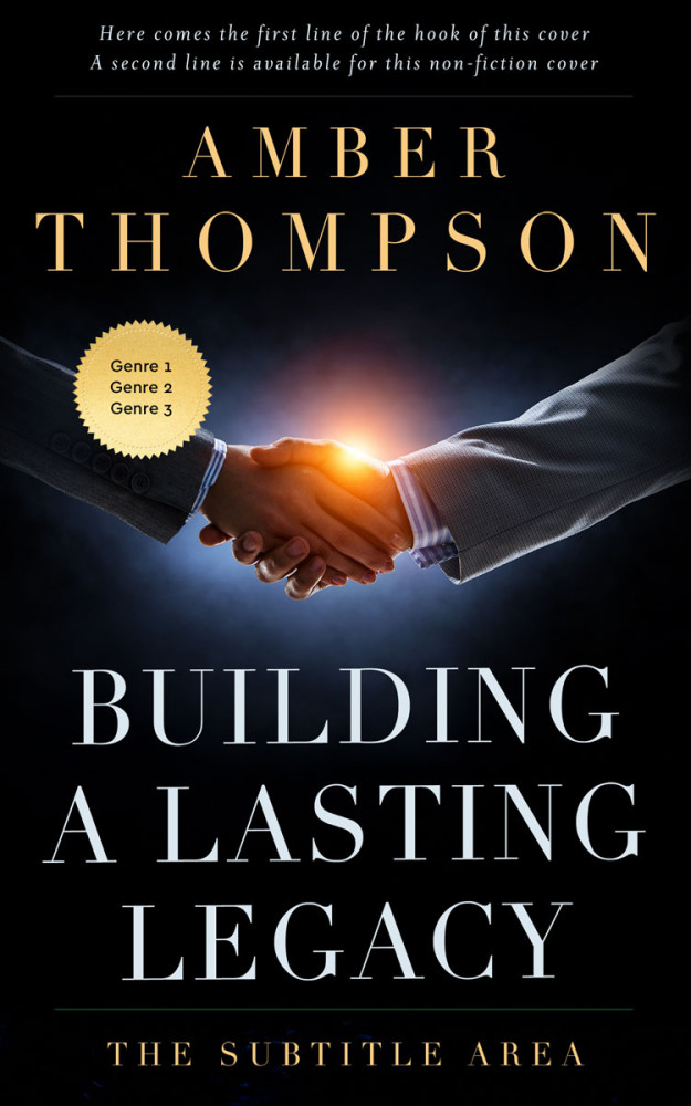 Front view of Woodsmoke #32878 - Premade Business Book Cover