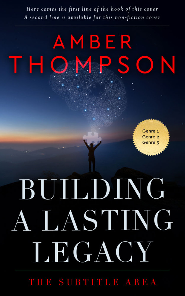 Front view of Ebony #32881 - Premade Health & Mind & Body Book Cover