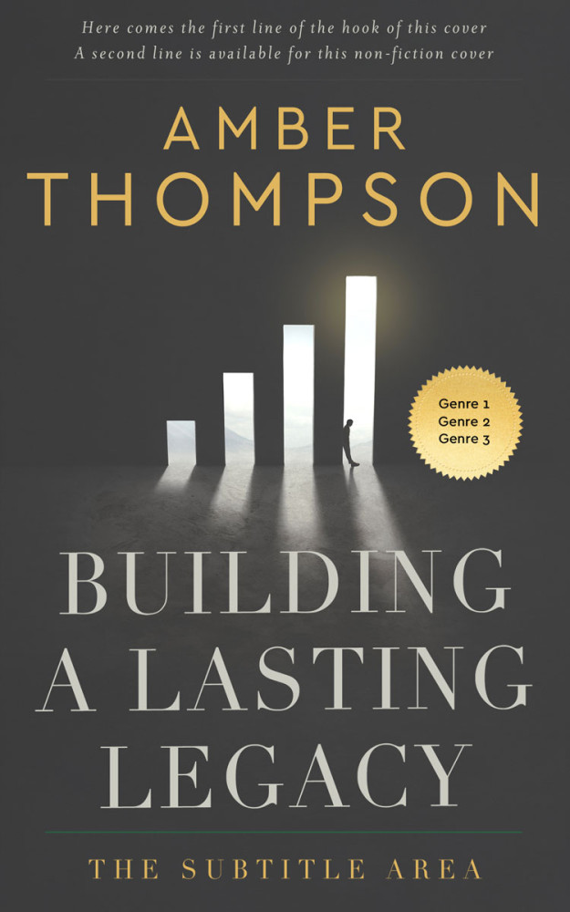 Front view of Tuatara #32882 - Premade Self-Improvement & Self-Help Book Cover