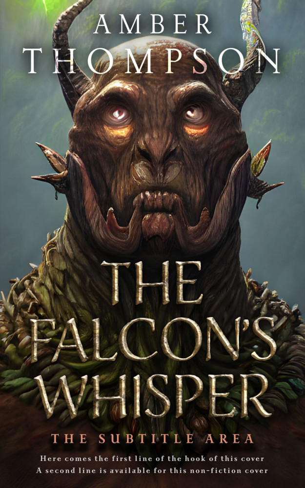 Front view of Dune #32926 - Premade Fantasy Book Cover