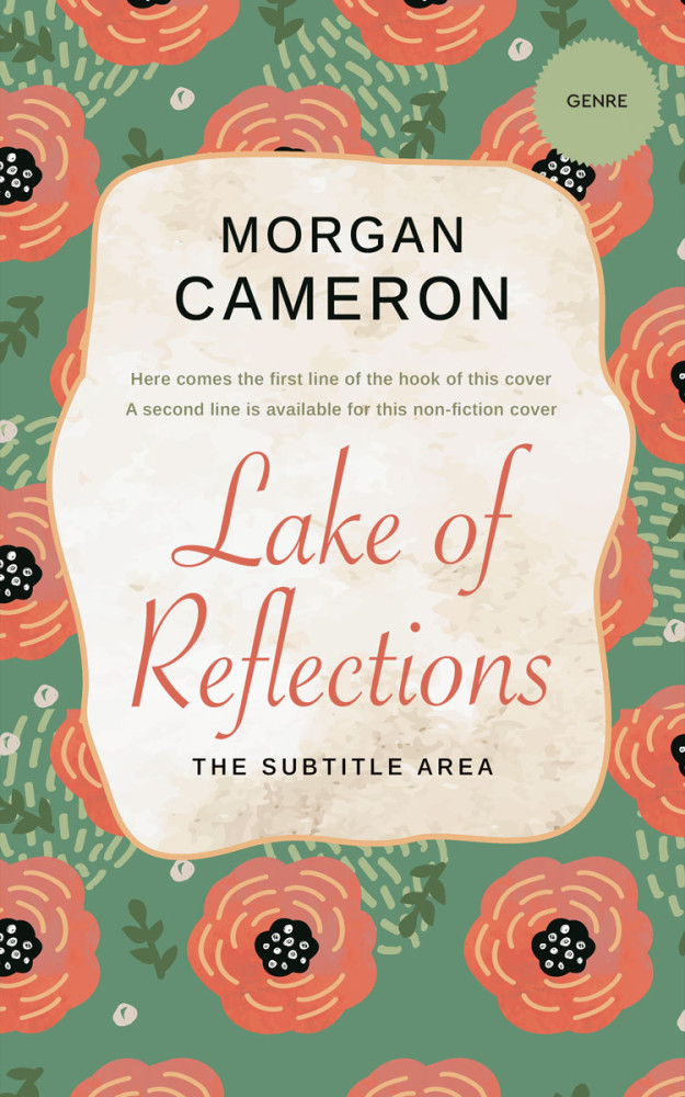 Front view of Bone #32966 - Premade Poetry Book Cover