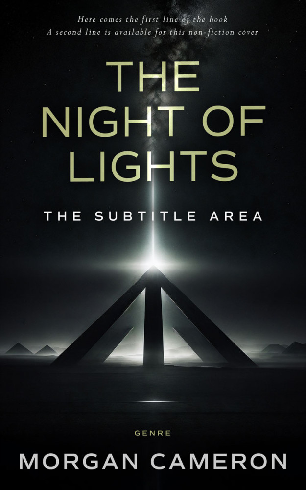 Front view of Woodsmoke #32982 - Premade Science Fiction Book Cover