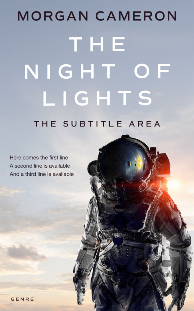 Front view of Silver Sand #32991 - Premade Science Fiction Book Cover