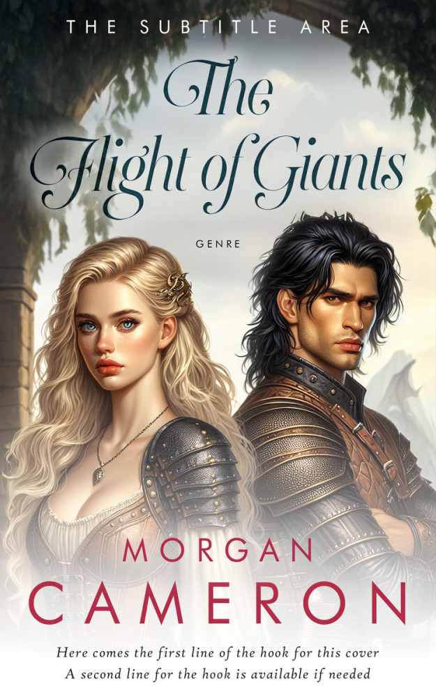 Front view of Sisal #33084 - Premade Fantasy Book Cover