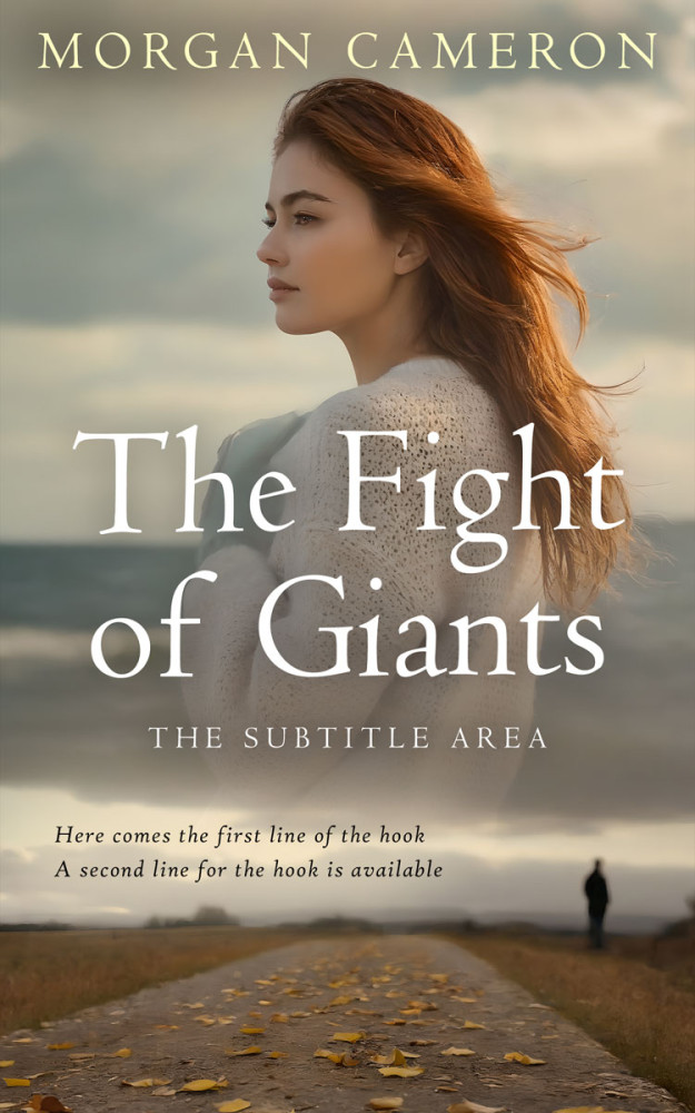 Front view of Makara #33100 - Premade Romance Book Cover