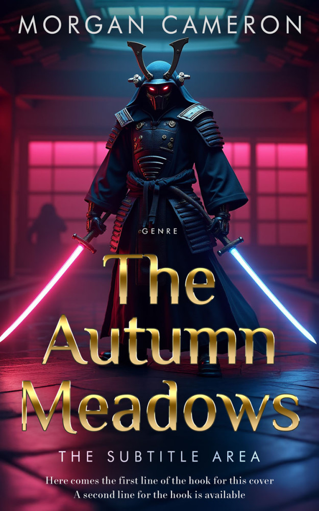 Front view of Steel Gray #33138 - Premade Science Fiction Book Cover