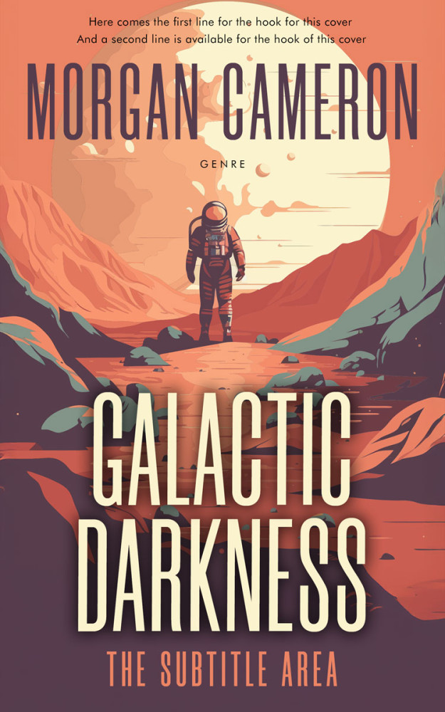 Front view of Matterhorn #33188 - Premade Science Fiction Book Cover