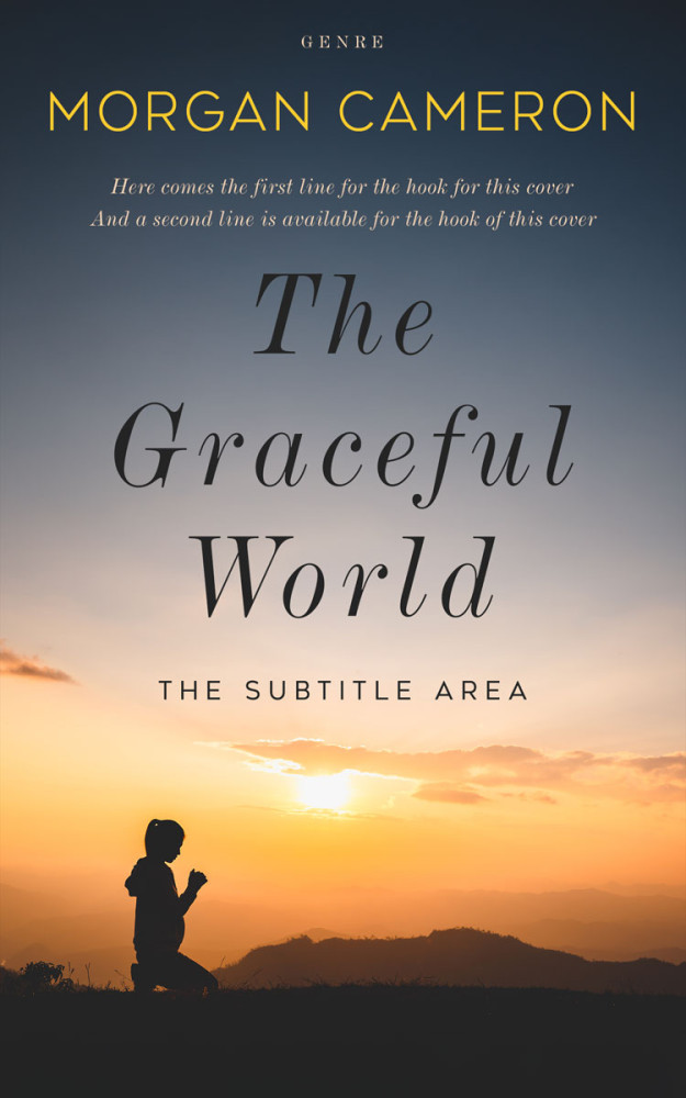 Front view of Gold Sand #33219 - Premade Religion & Spirituality Book Cover