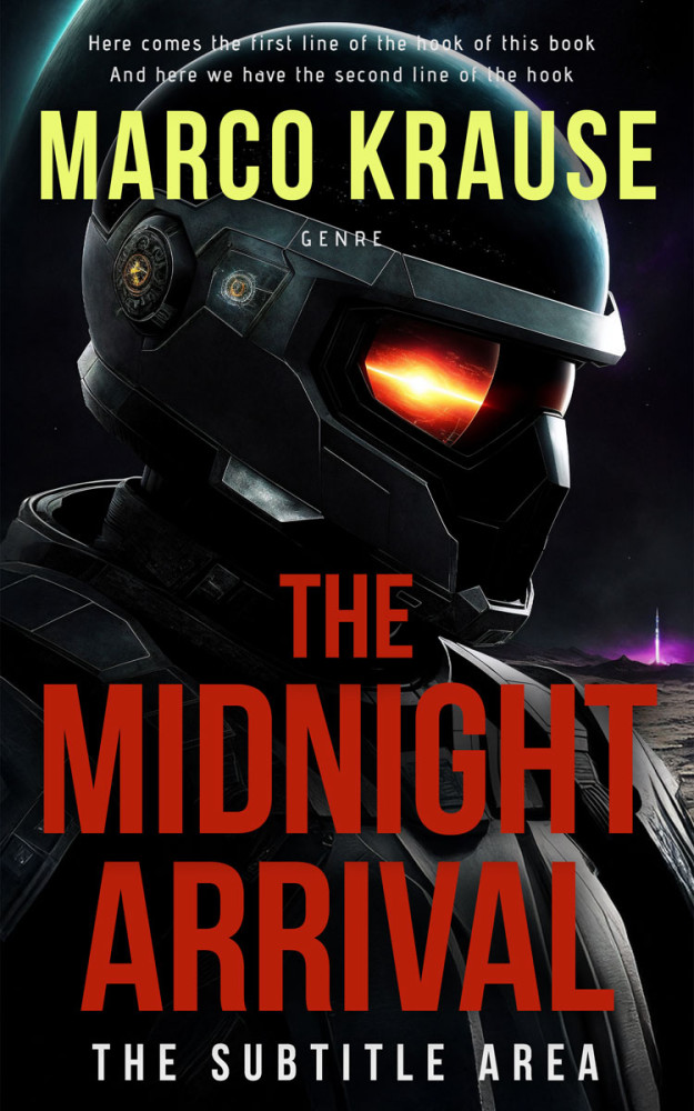 Front view of Tuscany #33267 - Premade Science Fiction Book Cover