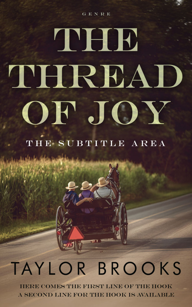 Front view of Cocoa Brown #33281 - Premade Literary Fiction Book Cover