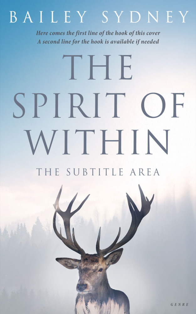 Front view of Geyser #33318 - Premade Surreal Book Cover