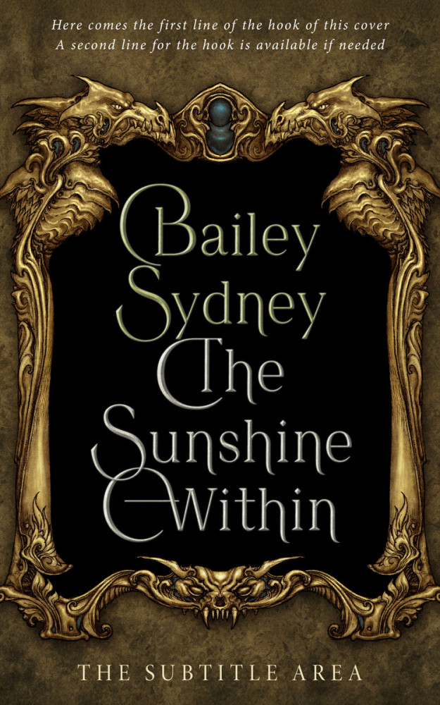 Front view of Eternity #33356 - Premade Fantasy Book Cover