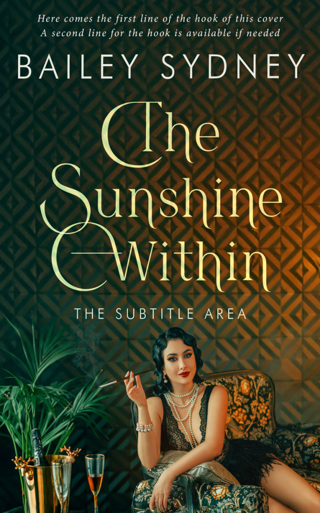 Front view of Green Kelp #33358 - Premade Historical Book Cover