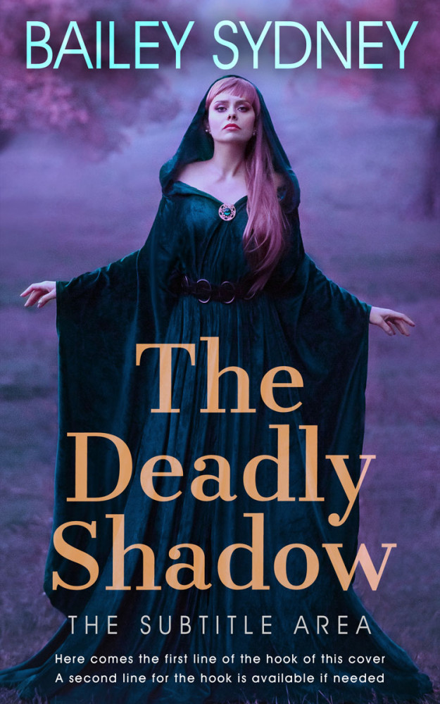 Front view of Cloud Burst #33491 - Premade Fantasy Book Cover