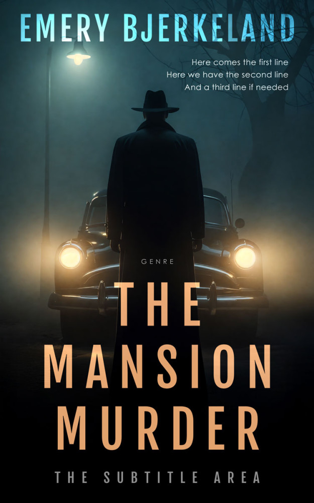 Front view of Outer Space #335713 - Premade Mystery & Thriller & Suspense Book Cover