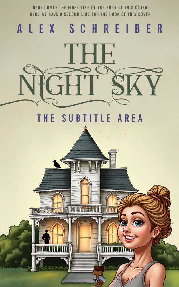 Front view of Soft Amber #335737 - Premade Mystery & Thriller & Suspense Book Cover