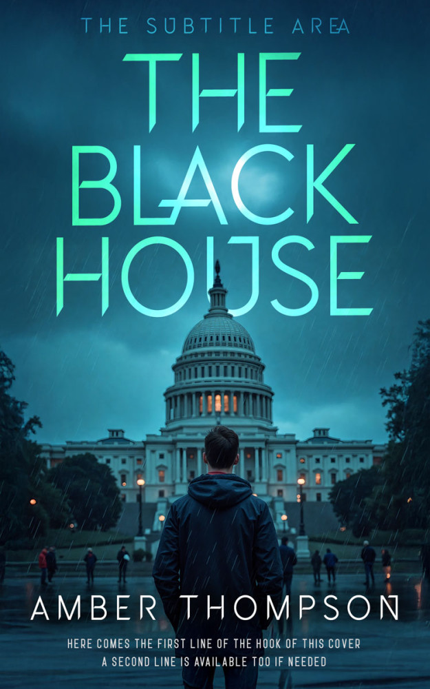 Front view of Blumine #335805 - Premade Mystery & Thriller & Suspense Book Cover