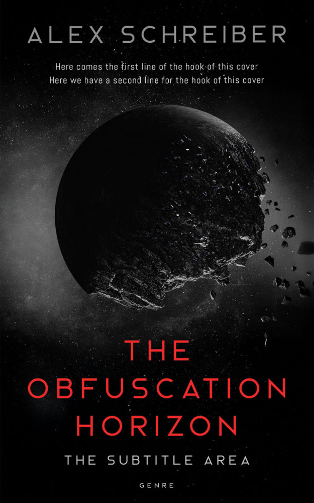 Front view of Cod Gray #335959 - Premade Apocalyptica Book Cover